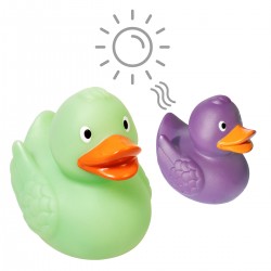 Squeaky duck, colour changing UV
